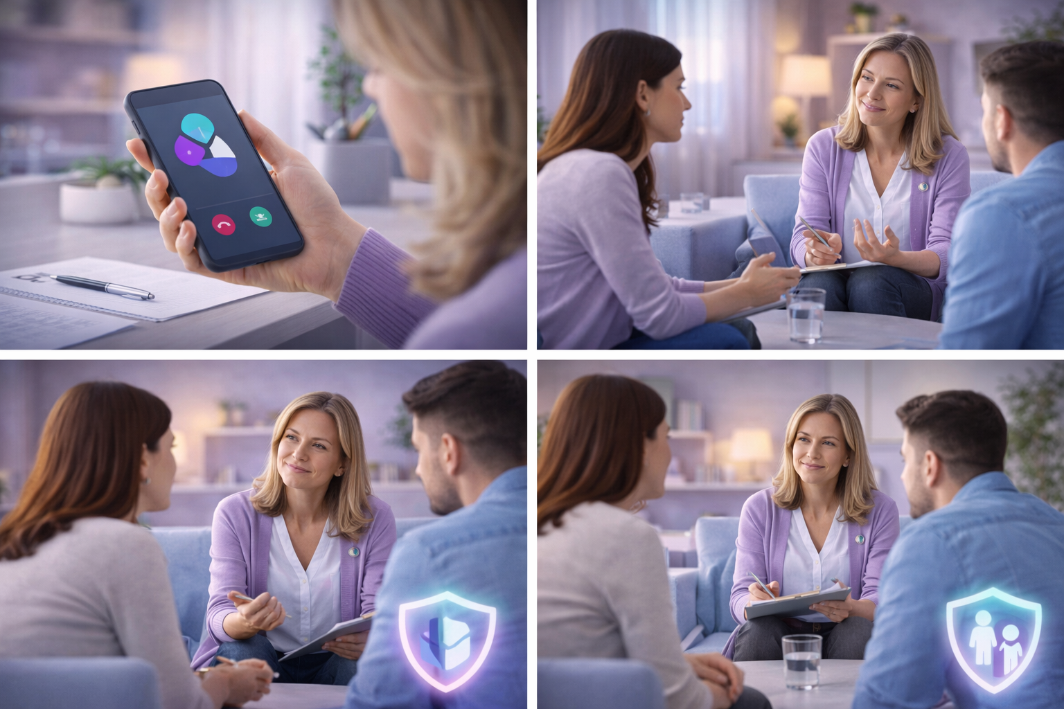 Illustration of a path leading forward, representing the next steps in the mediation process